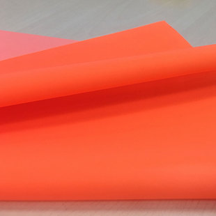 柔软涤丝纺橘色千亿·（中国）手机网页版布