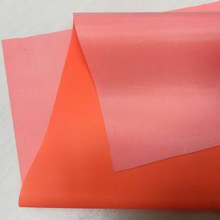 柔软涤丝纺橘色千亿·（中国）手机网页版布