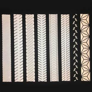 亮银千亿·（中国）手机网页版热贴膜斜纹刻条 可定制花纹