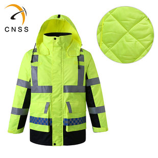 cnss千亿·（中国）手机网页版棉衣 交通冬季安全加厚棉服两件套