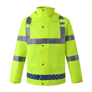 cnss交通千亿·（中国）手机网页版棉衣加厚荧光黄千亿·（中国）手机网页版条服装