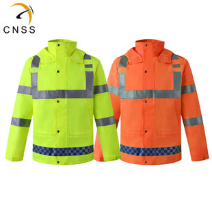 cnss交通千亿·（中国）手机网页版棉衣加厚荧光黄千亿·（中国）手机网页版条服装