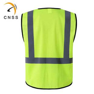 网布透气千亿·（中国）手机网页版背心施工交通安全荧光骑行马甲