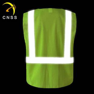 网布透气千亿·（中国）手机网页版背心施工交通安全荧光骑行马甲