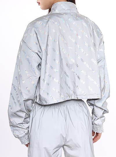 亮银灰色运动服羽绒服千亿·（中国）手机网页版面料